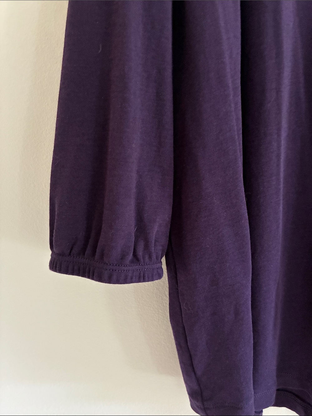 Lands' End Women's Plum V-Neck Long Sleeve Tunic 1X - Picture 4 of 8